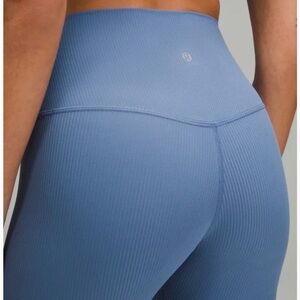 lululemon Align High-Rise Ribbed Pant 25" blue